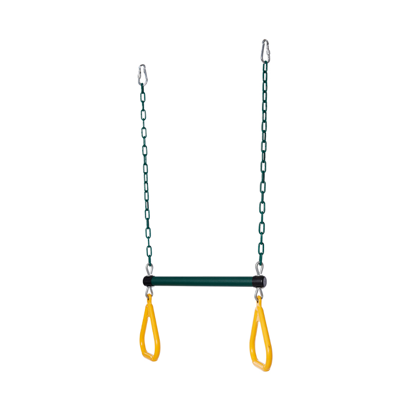 Silva Green Iron Chain Kids Swing Trapeze